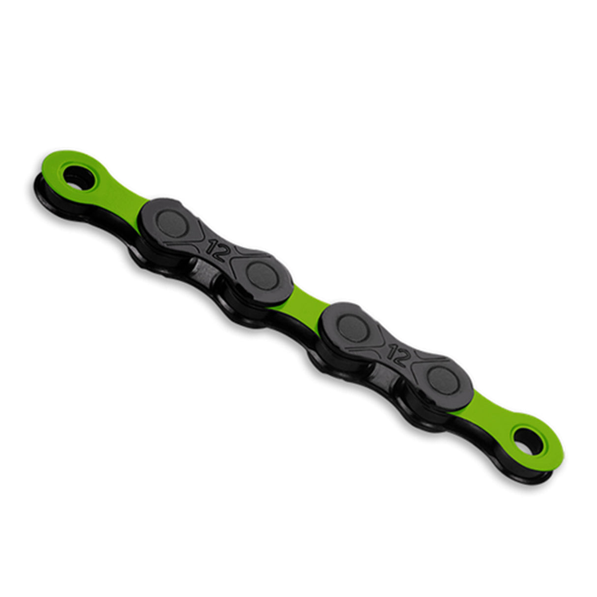 Catena KMC DLC12 - Nero verde - O