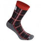 Chaussettes Dotout Checked - Noir rouge