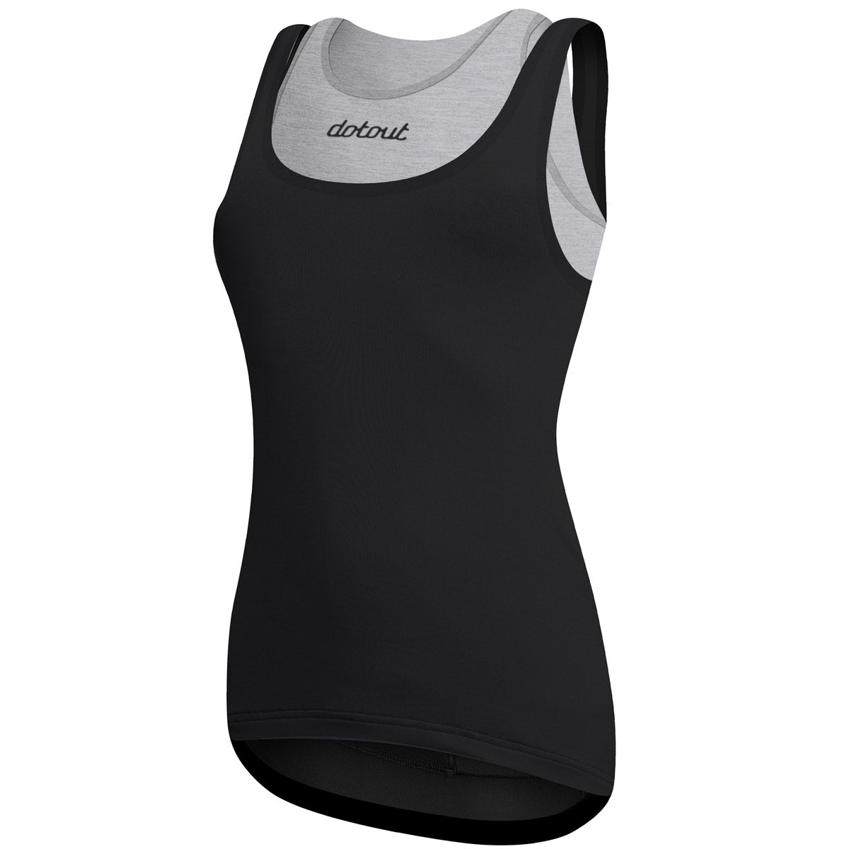 Top donna DotOut Elite - Nero grigio