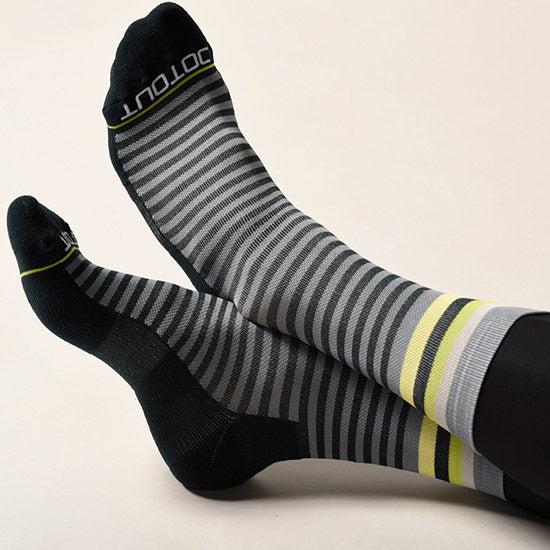 Calze Dotout Stripe - Grigio verde