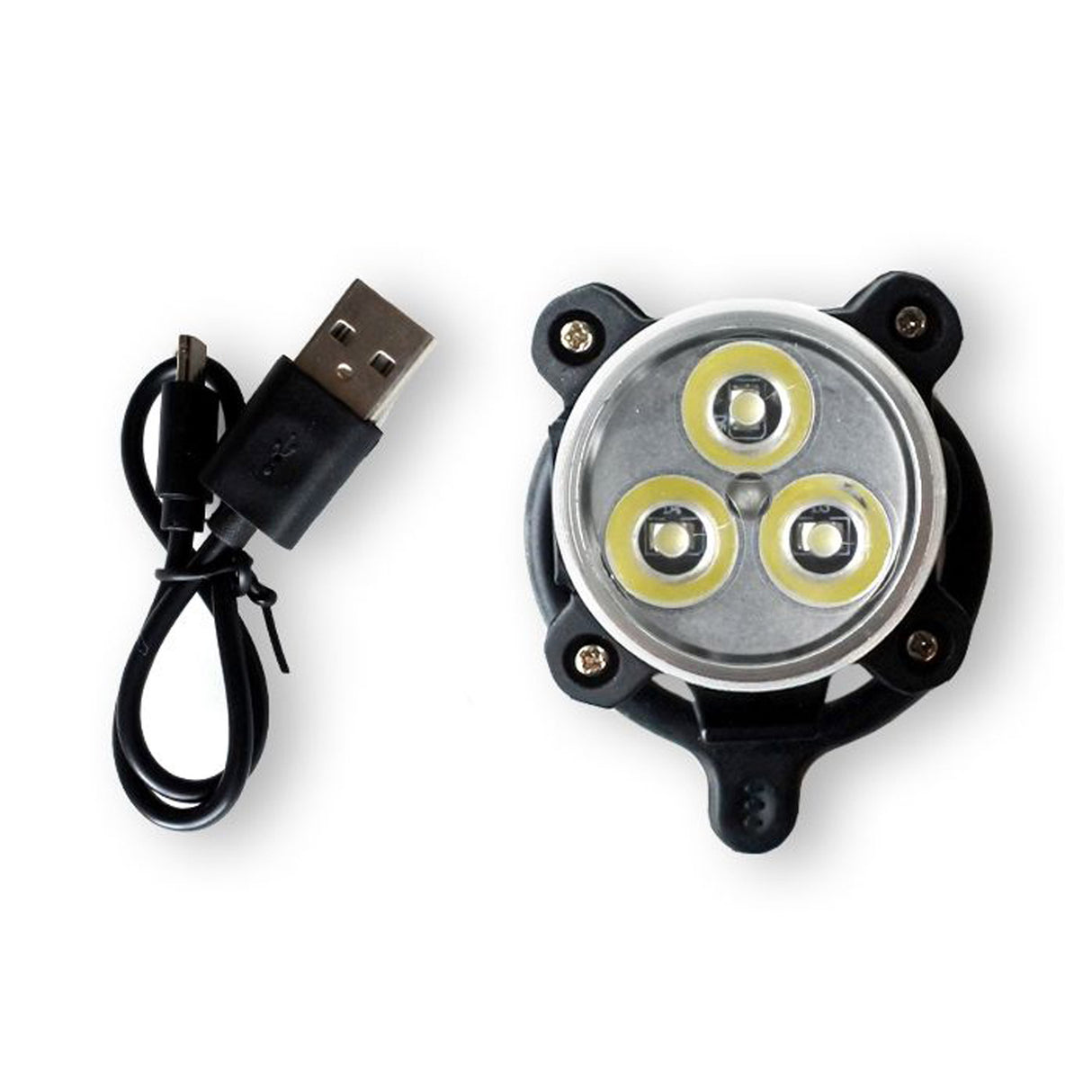 Luce Anteriore USB 3 Led Eleven - Nero