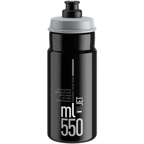 Borraccia Elite Jet 550ml - Nero