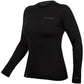 Maillot de corps femme manches longues Endura BaaBaa Blend - Noir