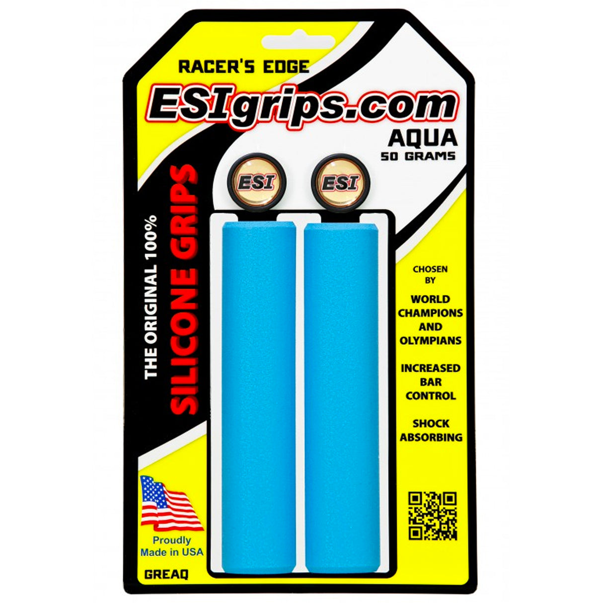 Manopole Esigrips Racer’s Edge - Azzurro - I