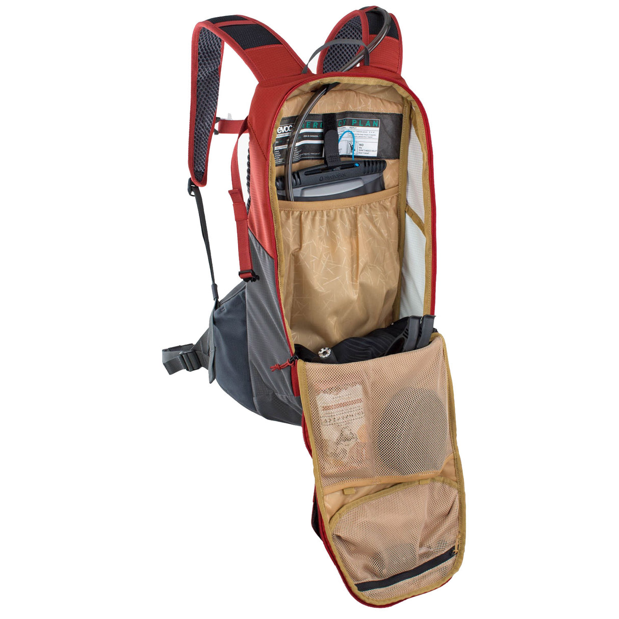 Zaino Evoc Ride 12 - Rosso grigio
