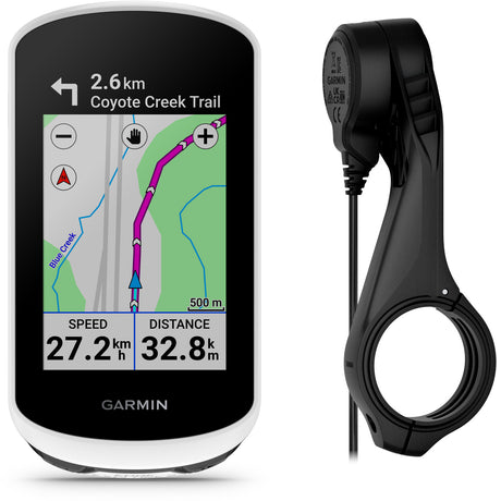 Garmin Edge Explore 2 Power Mount Bundle - Bianco nero - B