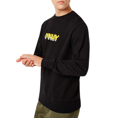 Felpa Oakley Tridimensional Crew - Nero