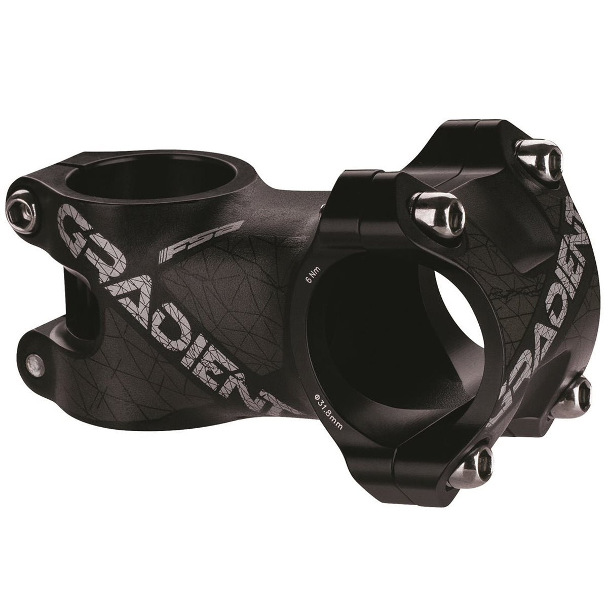 Attacco manubrio FSA MTB Gradient 6ﾰ - Nero