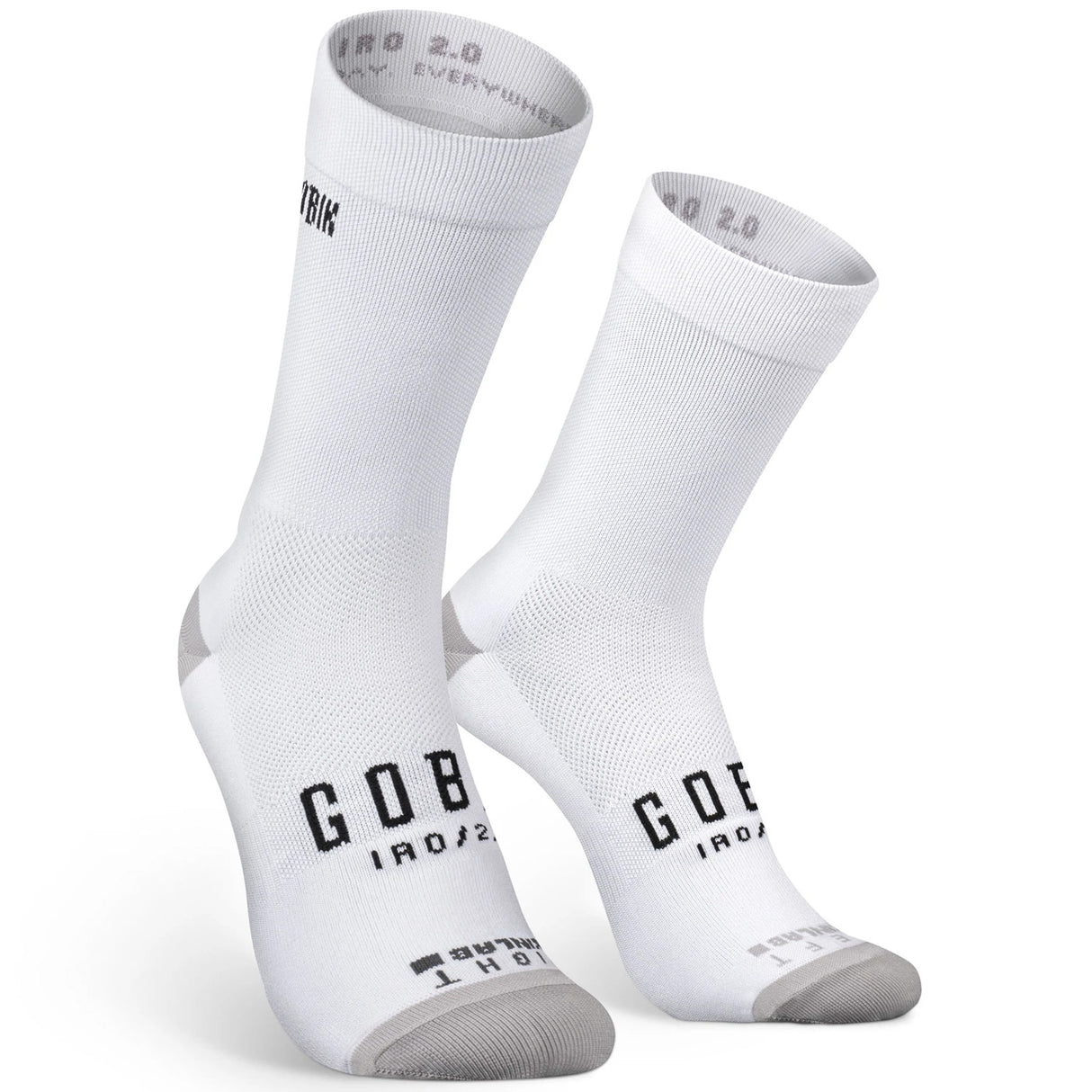Calze Gobik Iro 2.0 logo - Bianco - F
