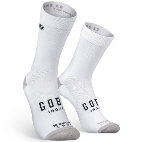 Calze Gobik Iro 2.0 logo - Bianco - F
