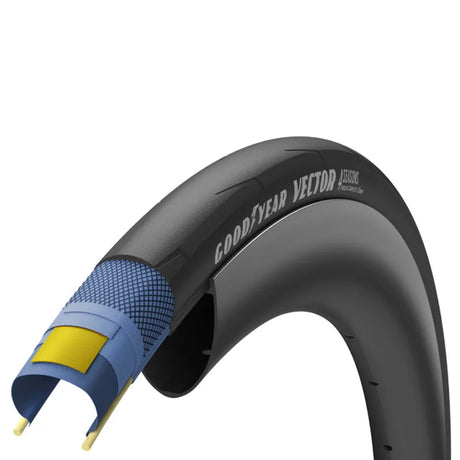 Copertoncino Goodyear Vector 4seasons 700x25c Tube Type - Nero
