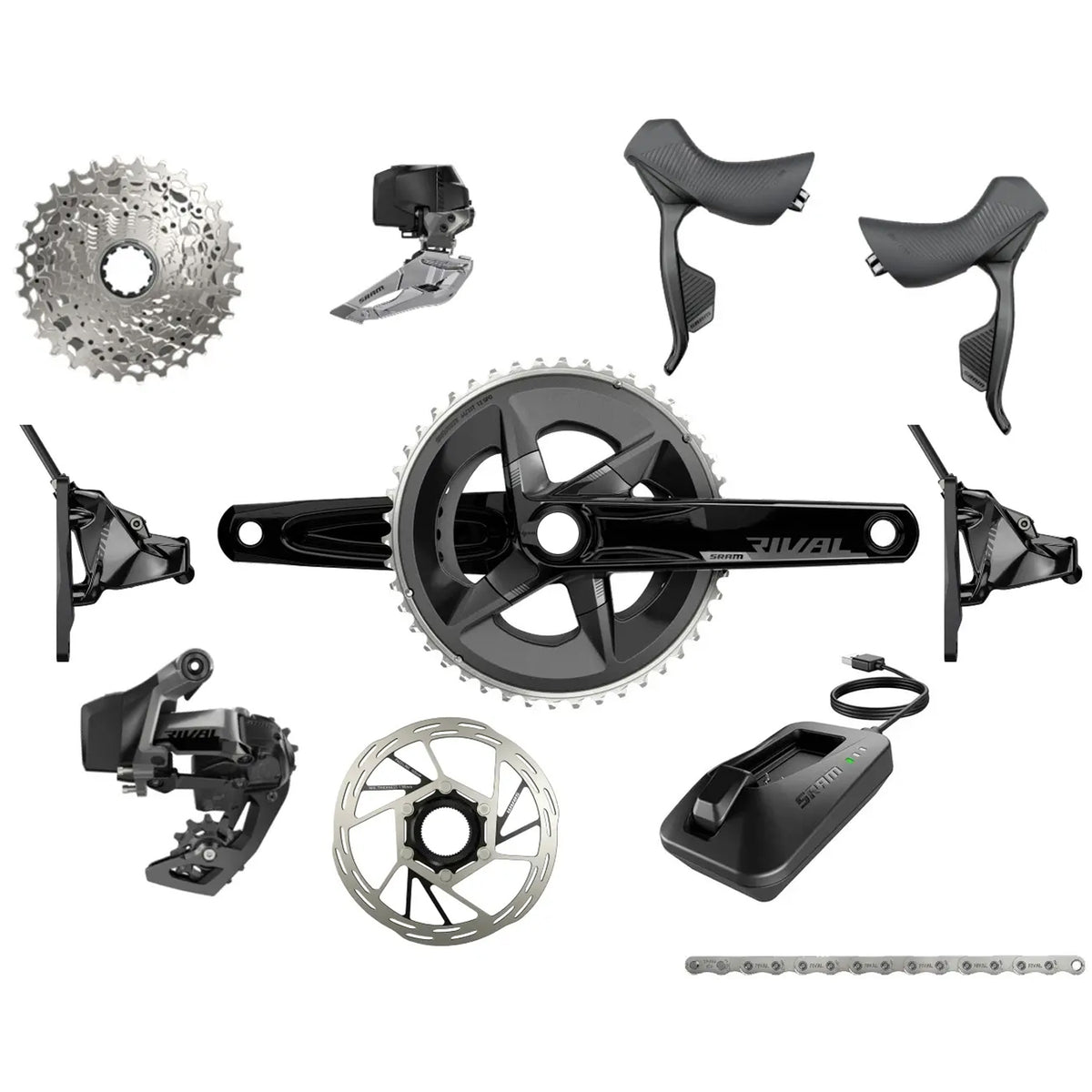 Gruppo Sram Rival AXS Disc 2X12 - Q