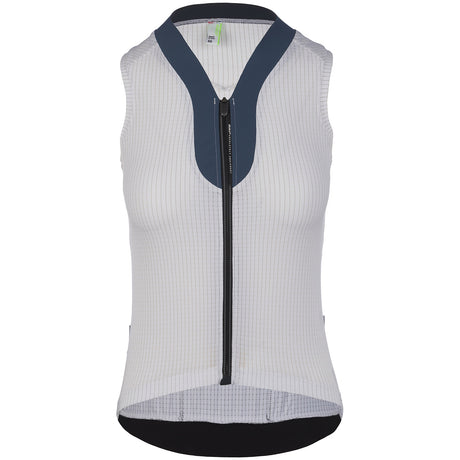 Maglia donna senza maniche Q36.5 L1 Lady Pinstripe - Bianco - D