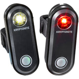 Kit luci Kryptonite Avenue Anteriore e Posteriore - Nero