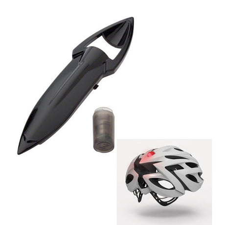 Luce Lazer per Casco - Nero