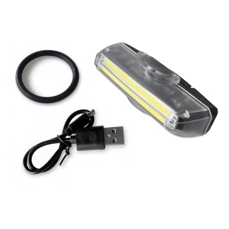 Luce Anteriore Eleven ricaricabile usb 16 Led - Nero