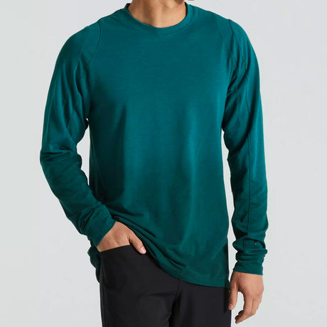 Maglia maniche lunghe Specialized Trail - Verde - M