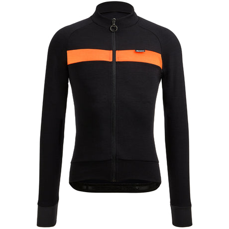 Maglia maniche lunghe Santini Adapt Wool - Arancio - H