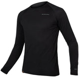 Maglia intima maniche lunghe Endura BaaBaa Blend - Nero - E