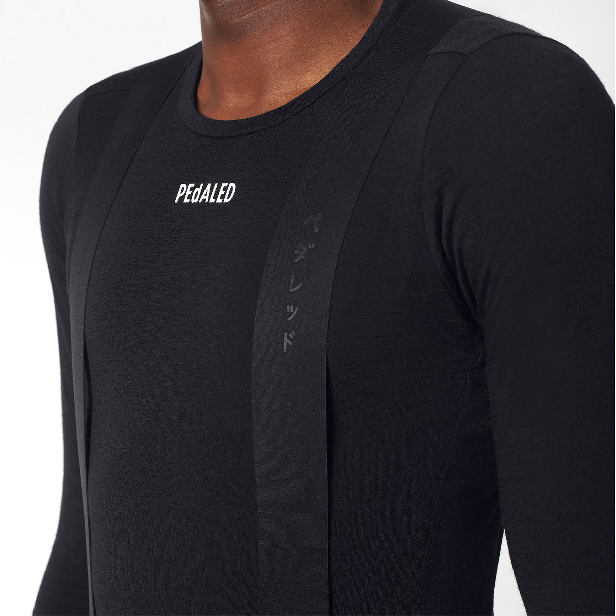 Maglia intima manica lunga Pedaled Essential Merino - Nero - L