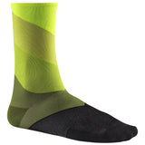 Calze Mavic Graphic Stripes - Giallo Fluo