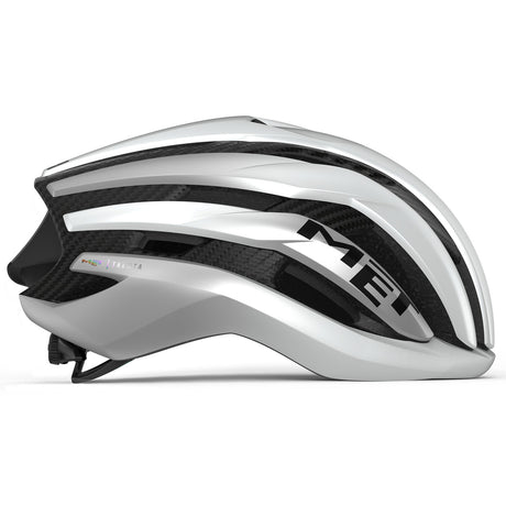 Casco Met Trenta 3K Carbon Mips - Bianco - H