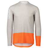 Maglia maniche lunghe Poc MTB Pure - Grigio arancio - H