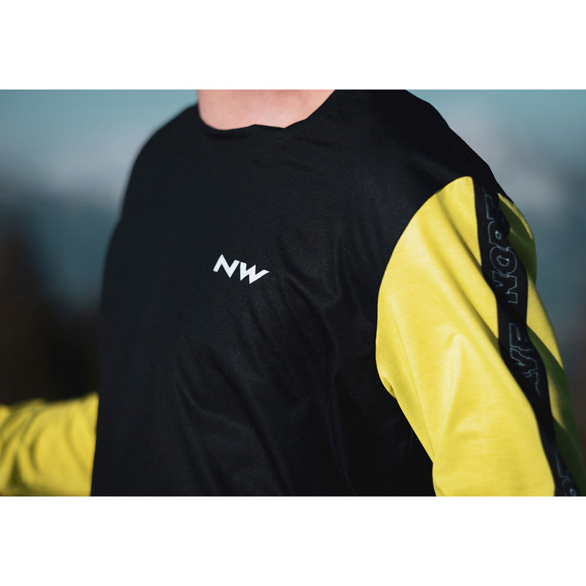 Maglia maniche lunghe Northwave XTrail - Nero lime