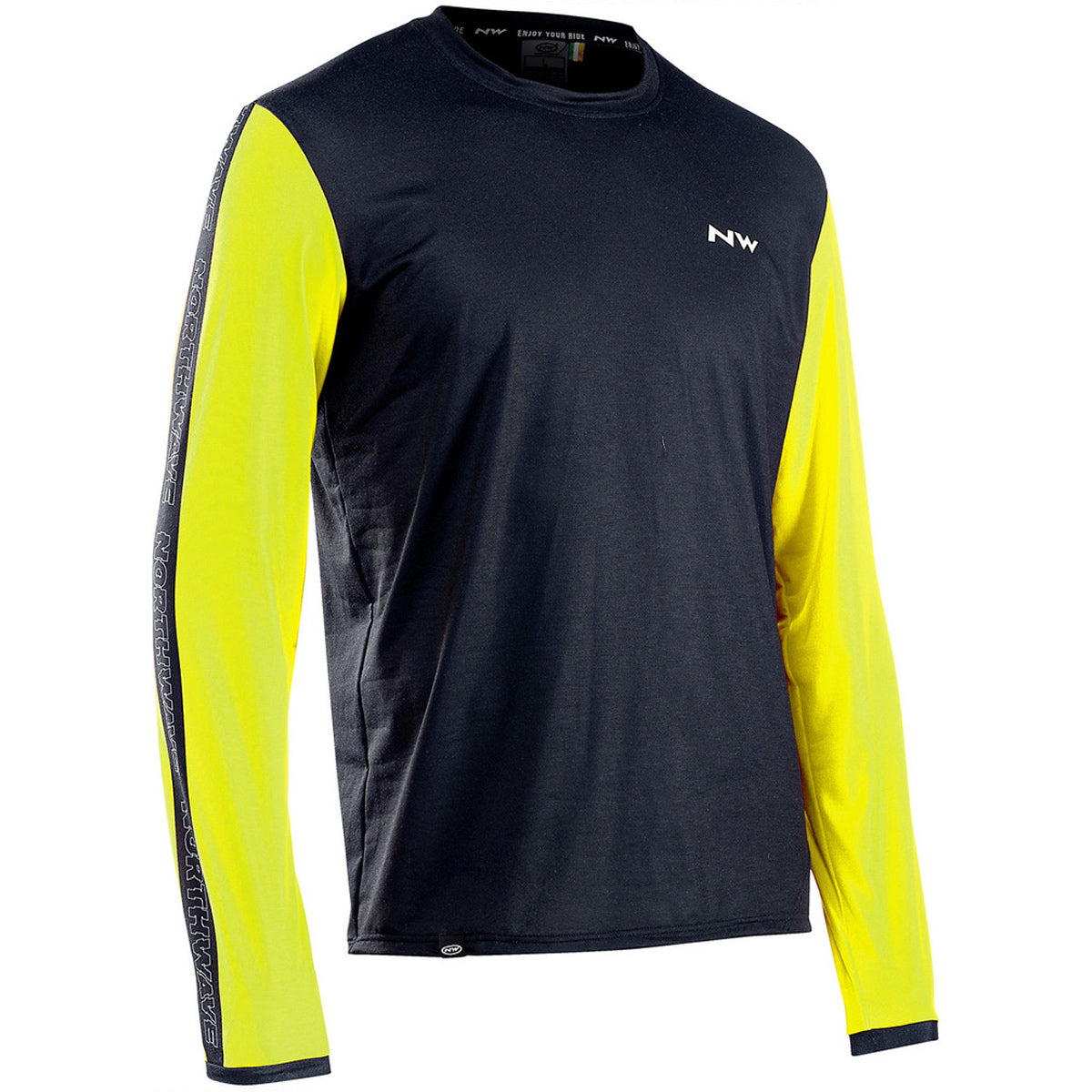 Maglia maniche lunghe Northwave XTrail - Nero lime