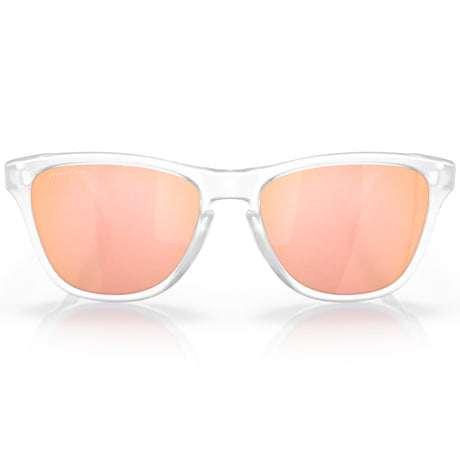 Occhiali Oakley Frogskins XS - Matte Clear Prizm Rose Gold - A