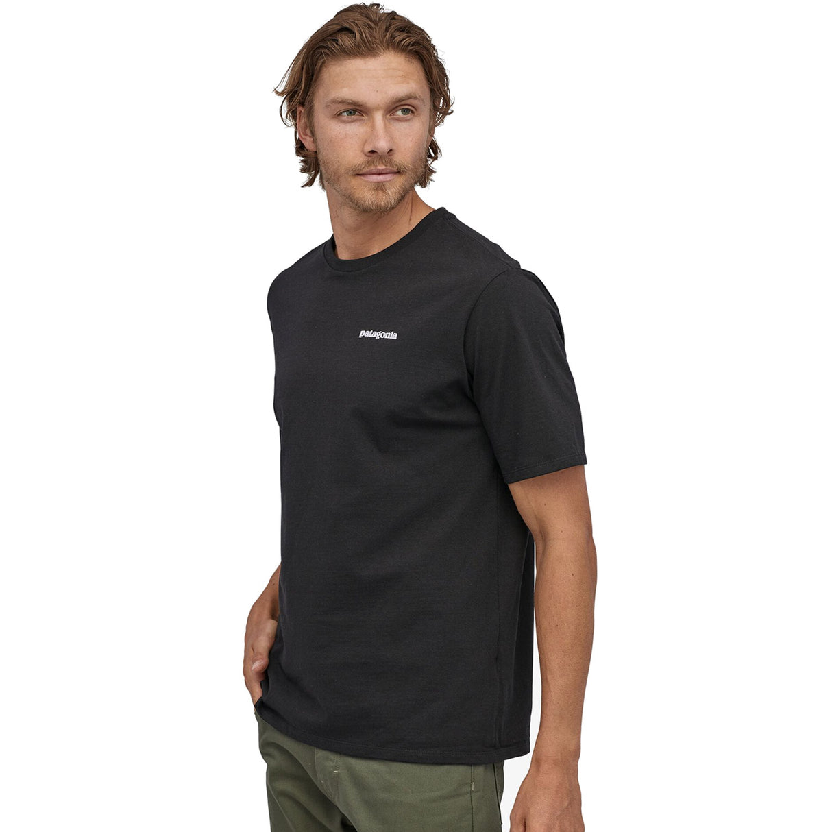 T-Shirt Patagonia P-6 Logo Responsibili - Nero - P