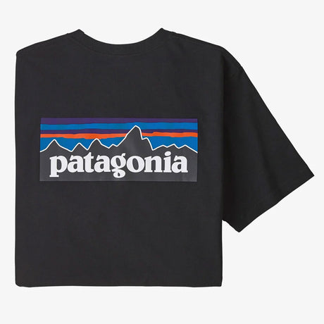 T-Shirt Patagonia P-6 Logo Responsibili - Nero - Q