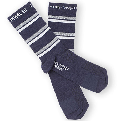 Calze PEdALED Reflective Three Stripes - Blu