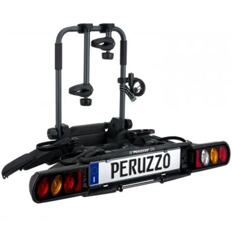 Portabici Peruzzo Pure Instinct per 2 biciclette per gancio traino - H