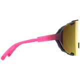 Occhiali Poc Devour - Fluorescent Pink Uranium Black Gold Mirror - M