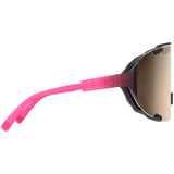 Occhiali Poc Devour - Fluorescent Pink Uranium Black Brown Mirror - L