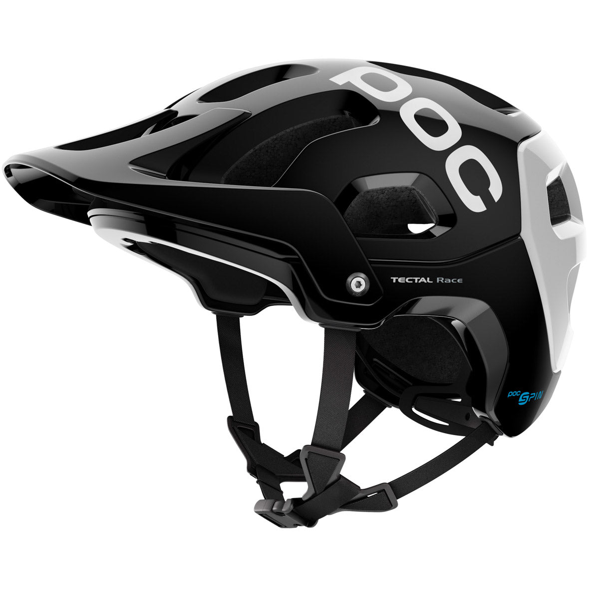 Casco Poc Tectal Race Spin - Nero bianco