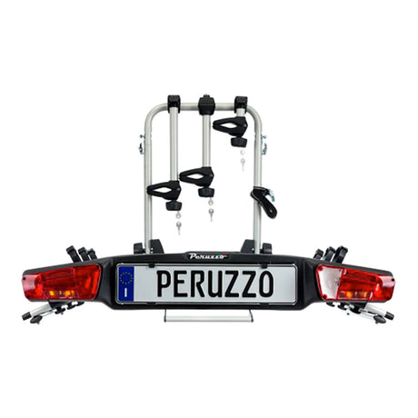 Portabici Peruzzo Zephyr per 3 biciclette per gancio traino - A
