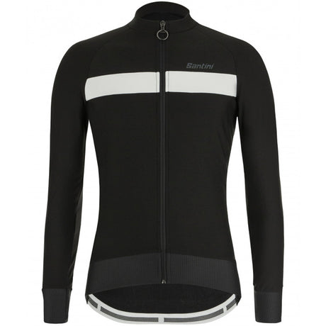 Maglia maniche lunghe Santini Adapt - Nero bianco - B