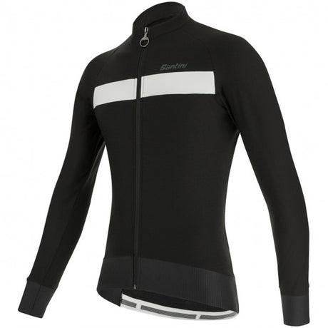 Maglia maniche lunghe Santini Adapt - Nero bianco - A