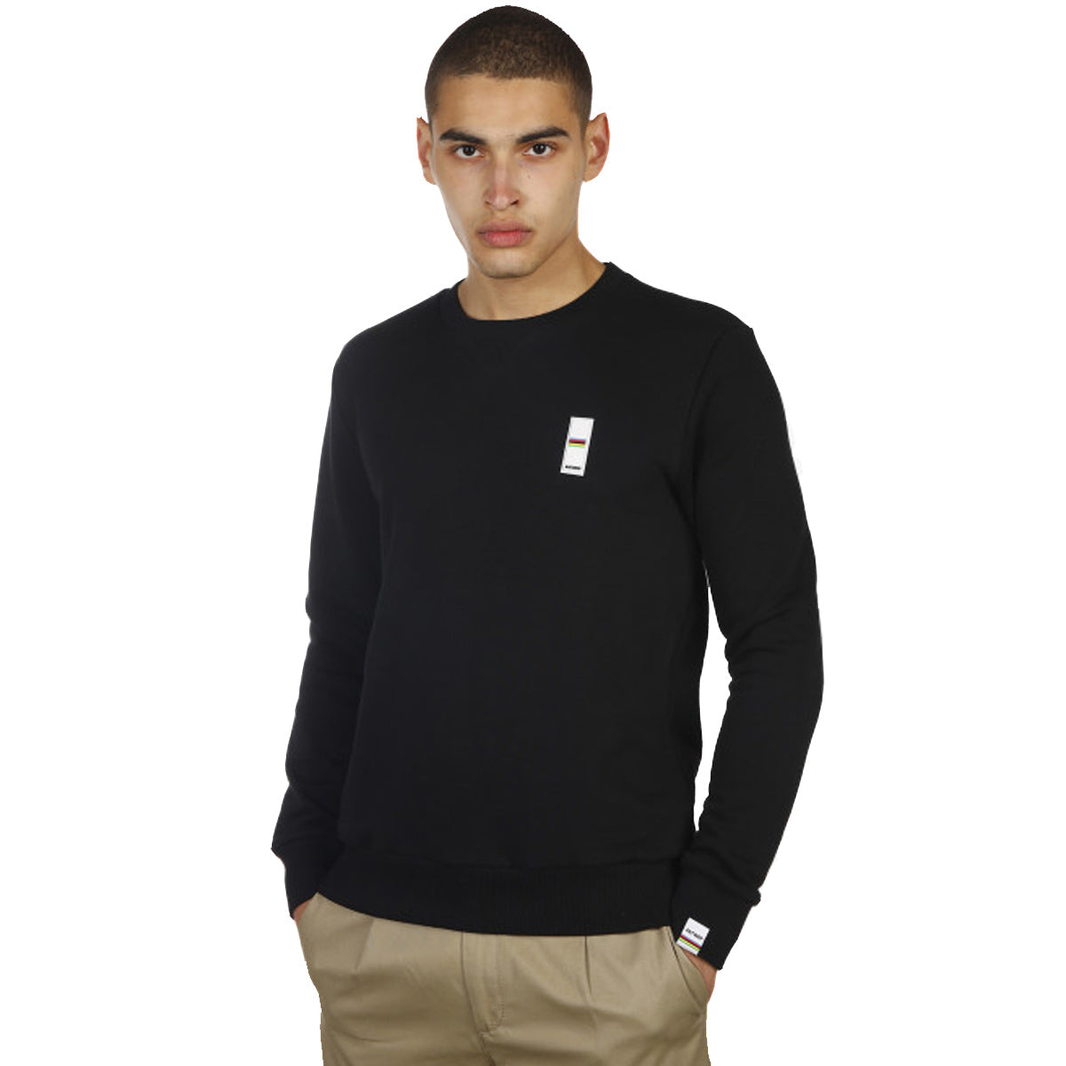 Felpa Santini Antwrp Patch - Nero - M