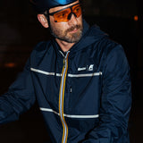 Giacca antivento reversibile Santini x K-WAY - Blu - A