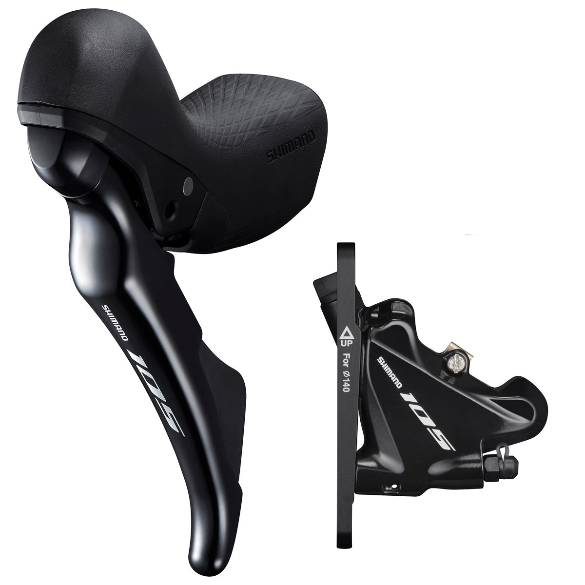 Kit freno a disco idraulico Shimano 105 R7020-L + BR-R7070-F - Anteriore