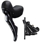 Kit freno a disco idraulico Shimano 105 R7020-L + BR-R7070-F - Anteriore