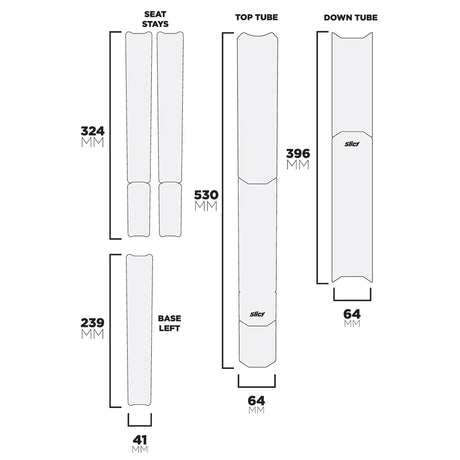 Protezione Telaio Slicy Sublimistick Colors Mat - Gorilla - A