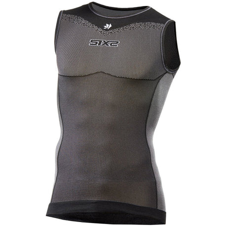 Maglia intima senza maniche SIX2 SML BT - Nero