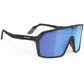 Occhiali Rudy Spinshield - Black Multilaser Blue - P