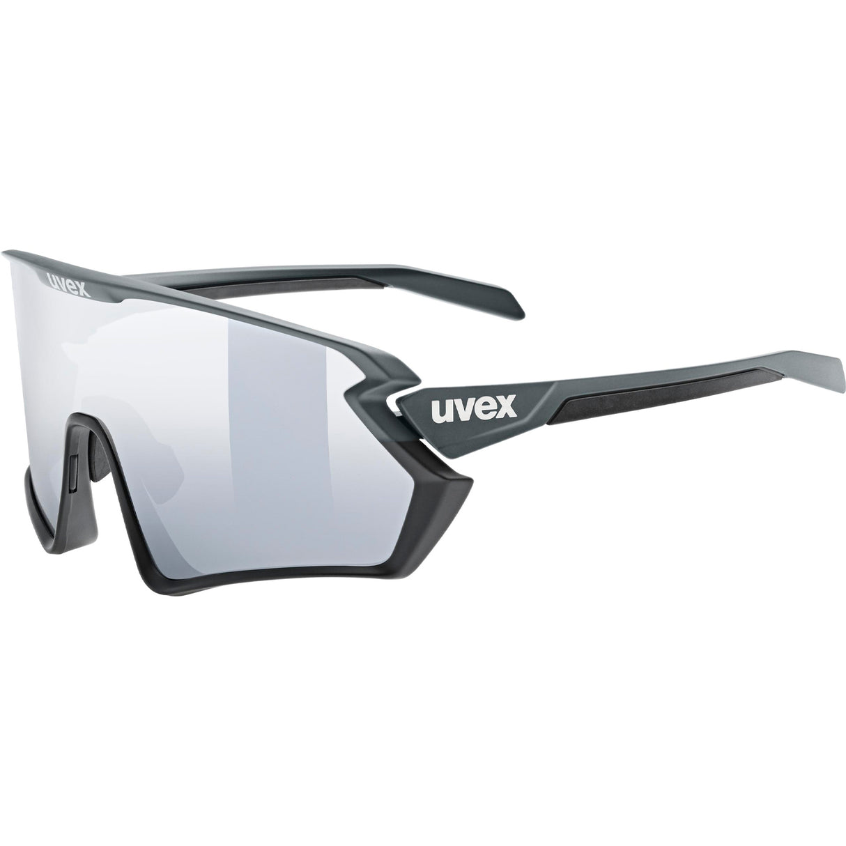 Occhiali Uvex Sportstyle 231 2.0 - black grey matt mirror silver - F