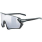Uvex Sportstyle 231 2.0 glasses - black grey matt mirror silver