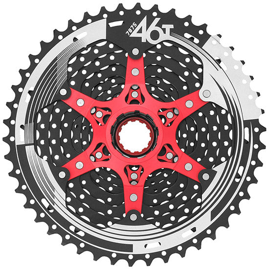 Cassetta SunRace MX8 Black Chrome - 11-46